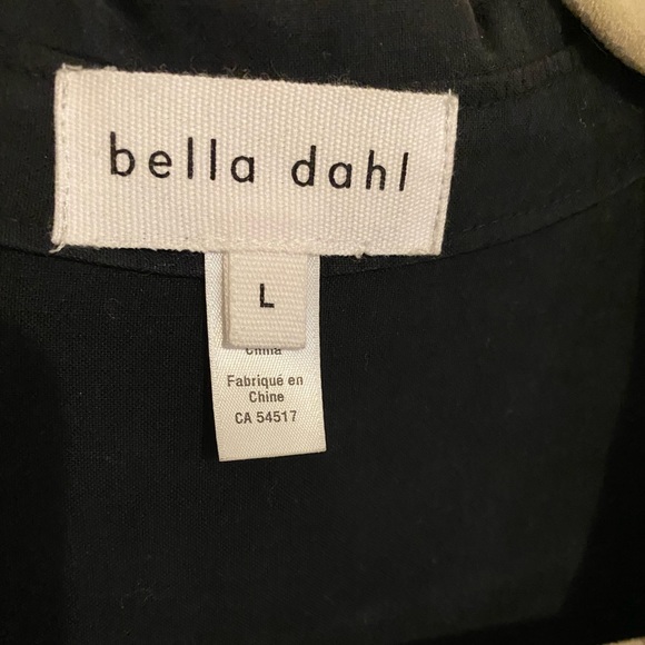 Black washed silk Bella Dahl jumpsuit - size L - Picture 2 of 3